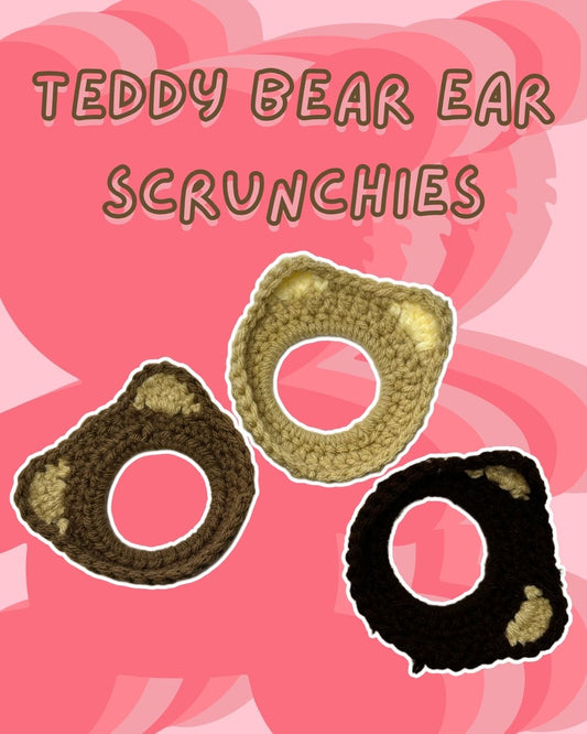 Bear Ear Scrunchies