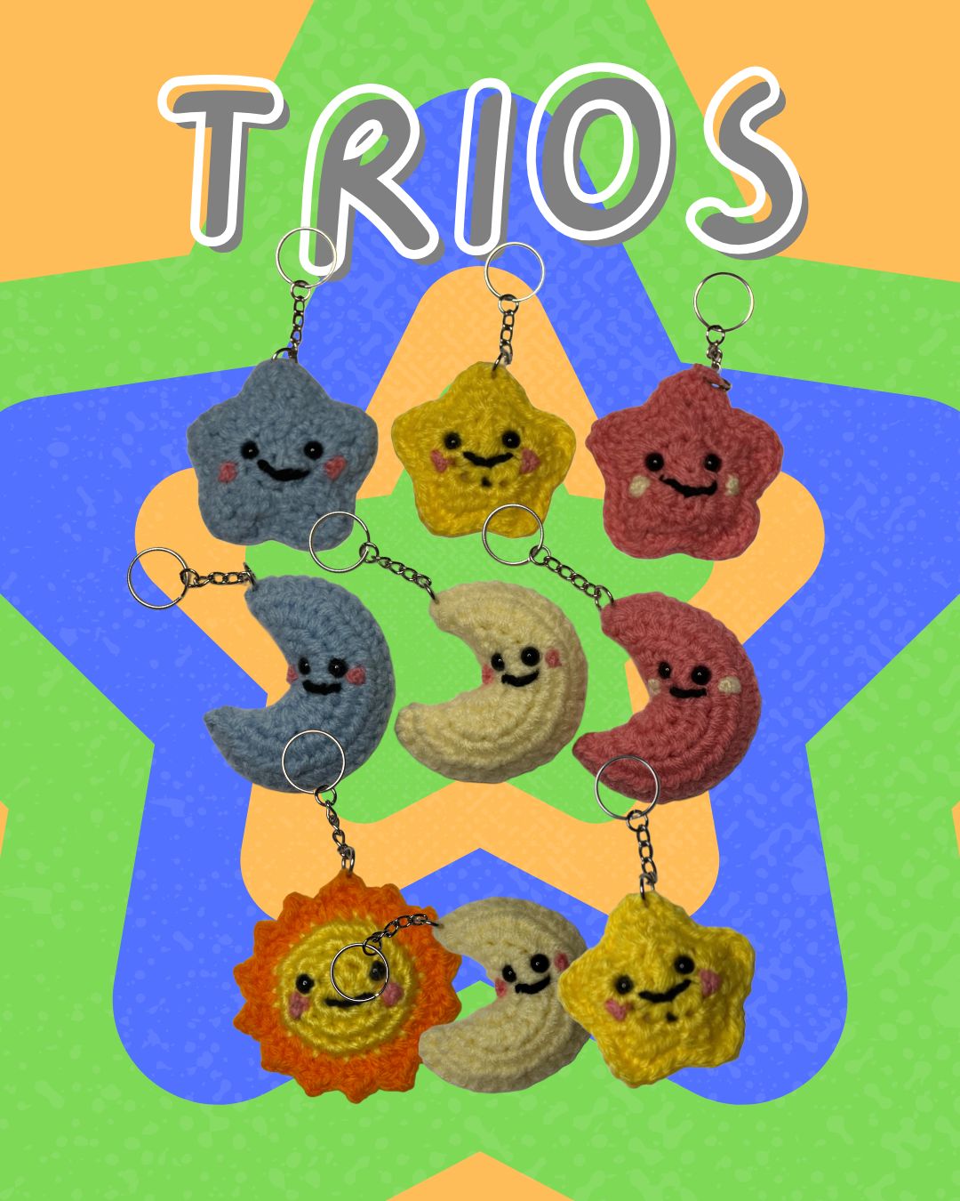 Keychain Trios